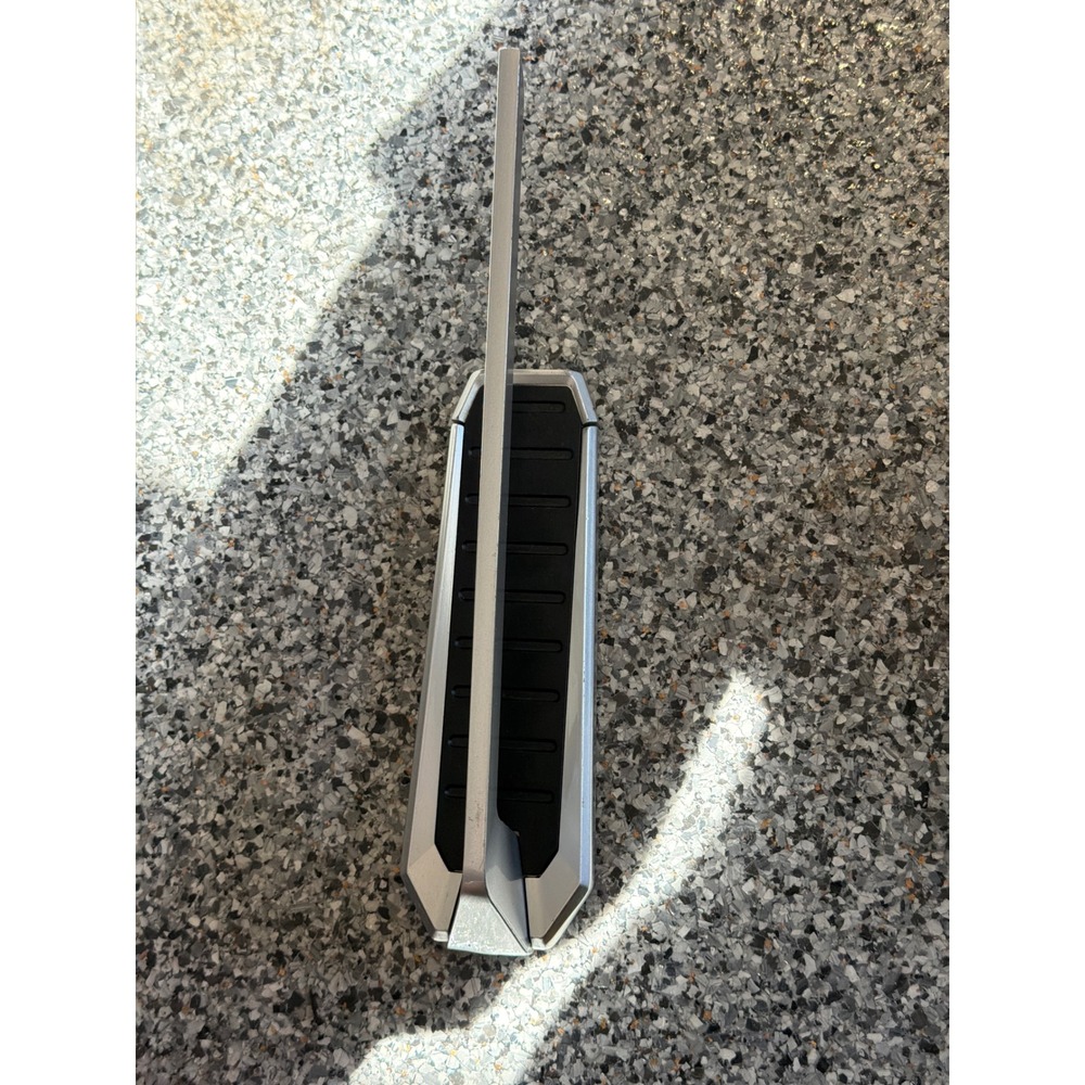 Disney Parks Star Wars Galaxys Edge Lightsaber Hilt Stand Silver Adjustable